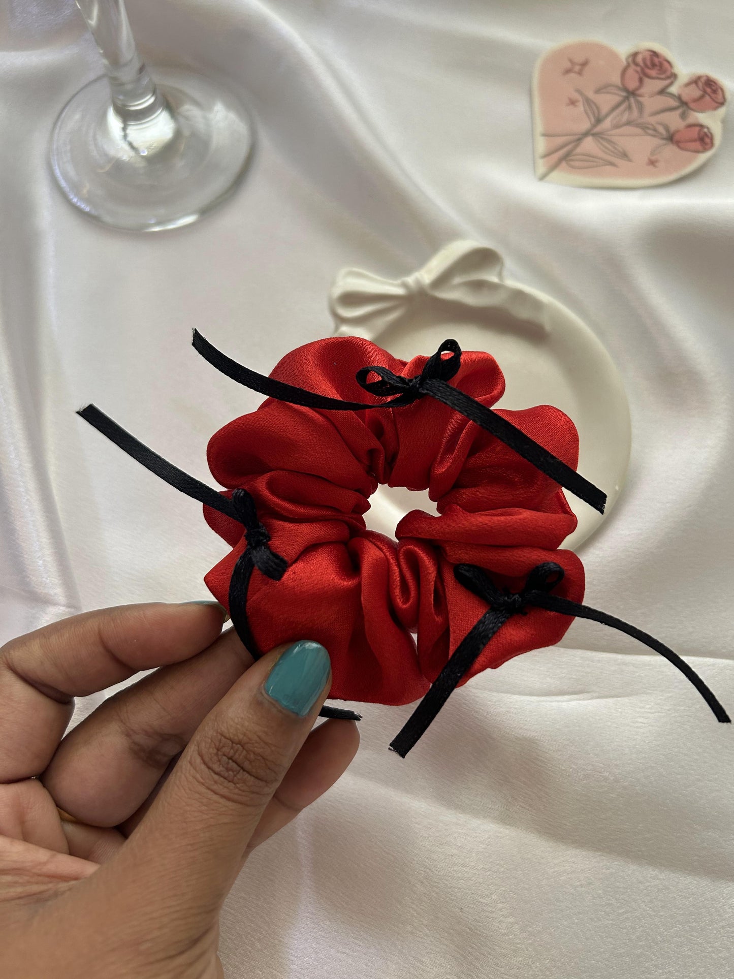 The Valentine Ribbon Scrunchie