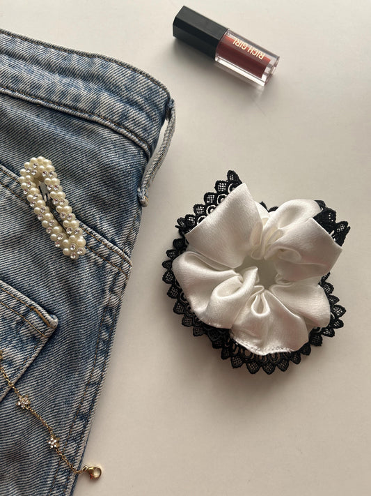 Darling Doll Lace Scrunchie