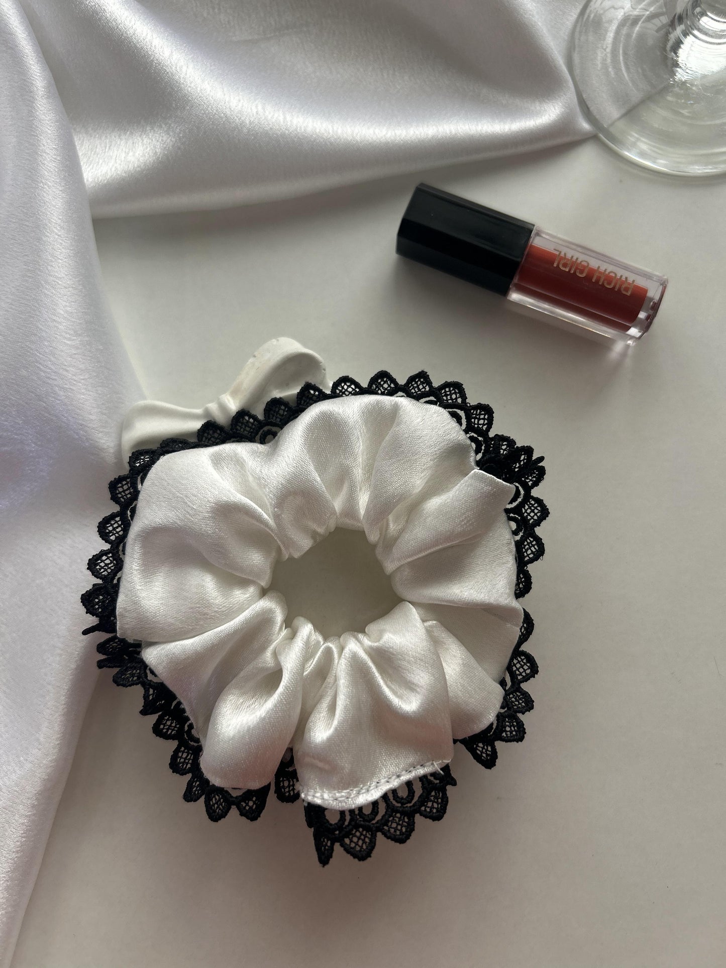 Darling Doll Lace Scrunchie