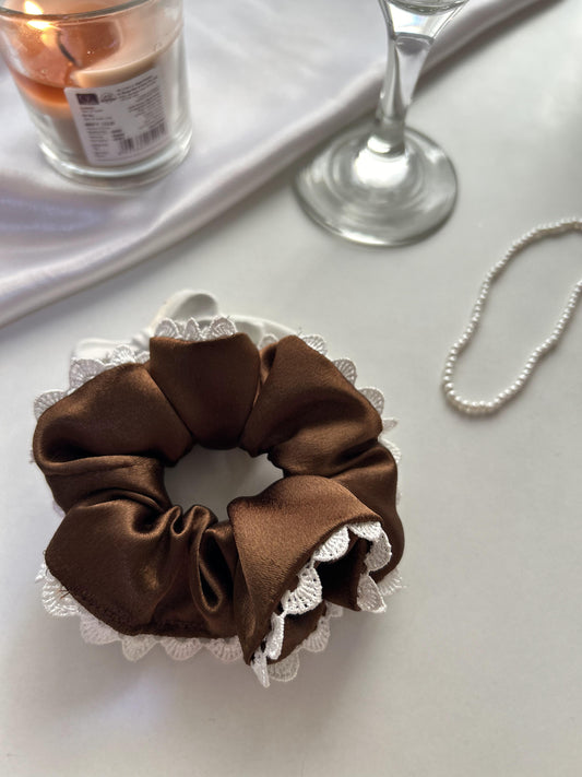 Espresso Macchiato Scrunchie