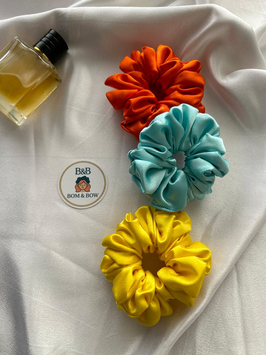 The Summer Radiance Trio – Vibrant Satin Collection