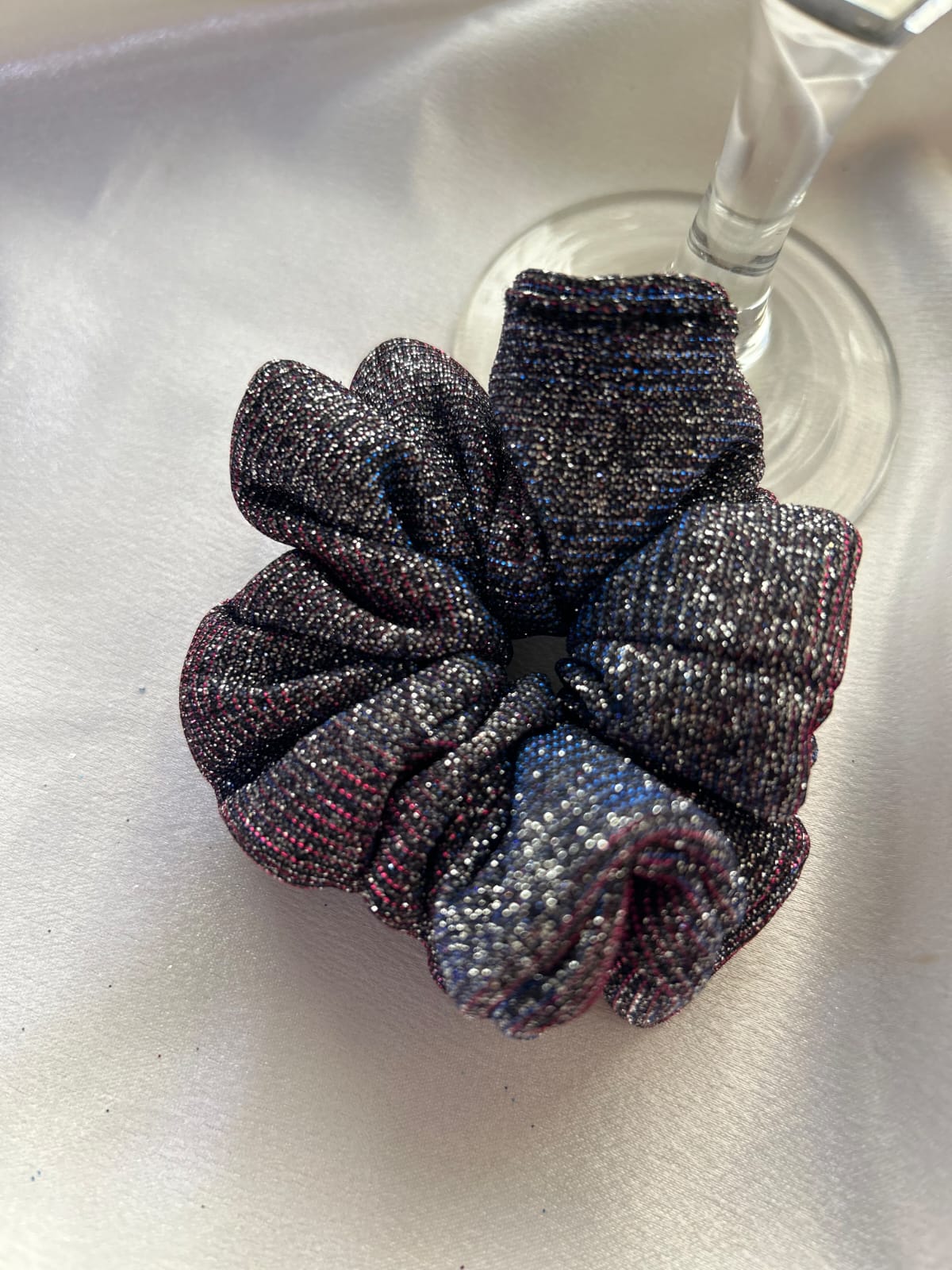 The Gilded Glam Scrunchie