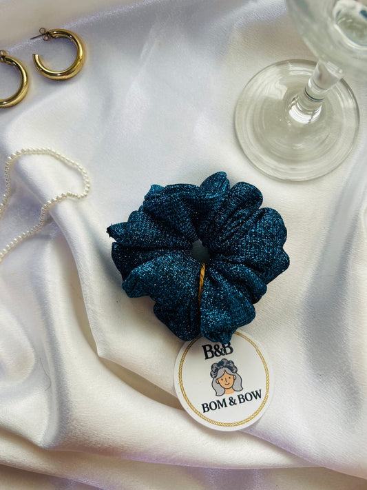 The Peacock Glitz Scrunchie
